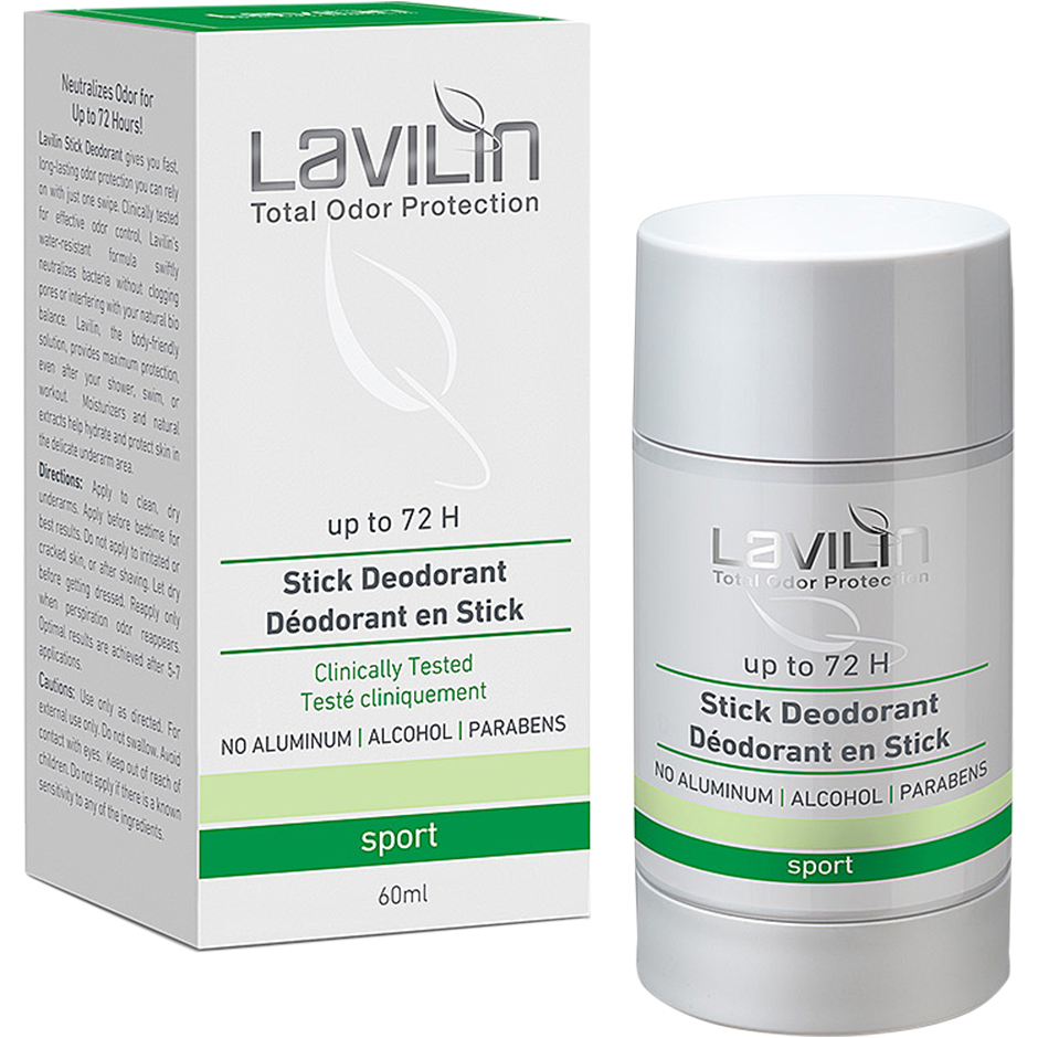 Bilde av Lavilin 72 H Deodorant Stick Sport With Probiotics - 60 Ml