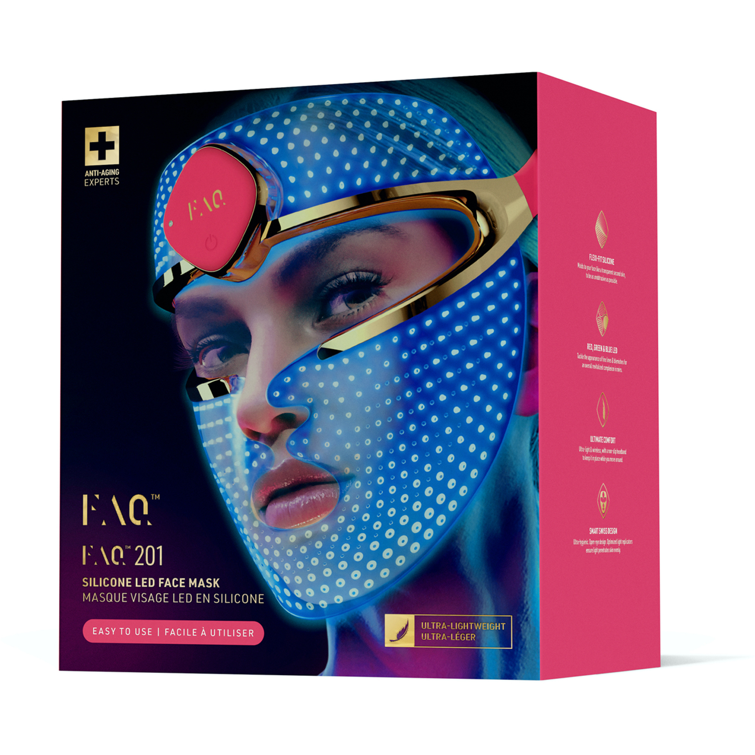 201 Ultra-Lightweight Silicone RGB LED Face Mask