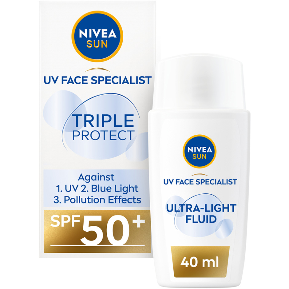 Bilde av Nivea Uv Face Triple Protect Fluid Spf 50+ 40 Ml