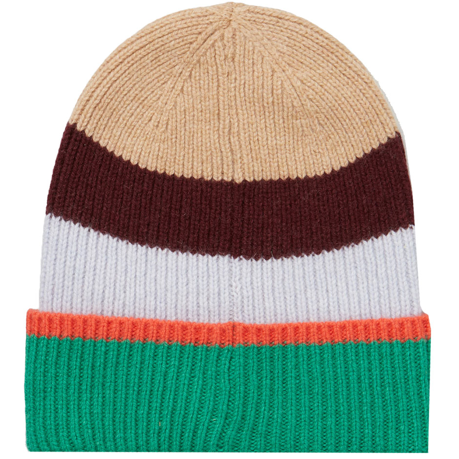 Charli Block Beanie Ming Green