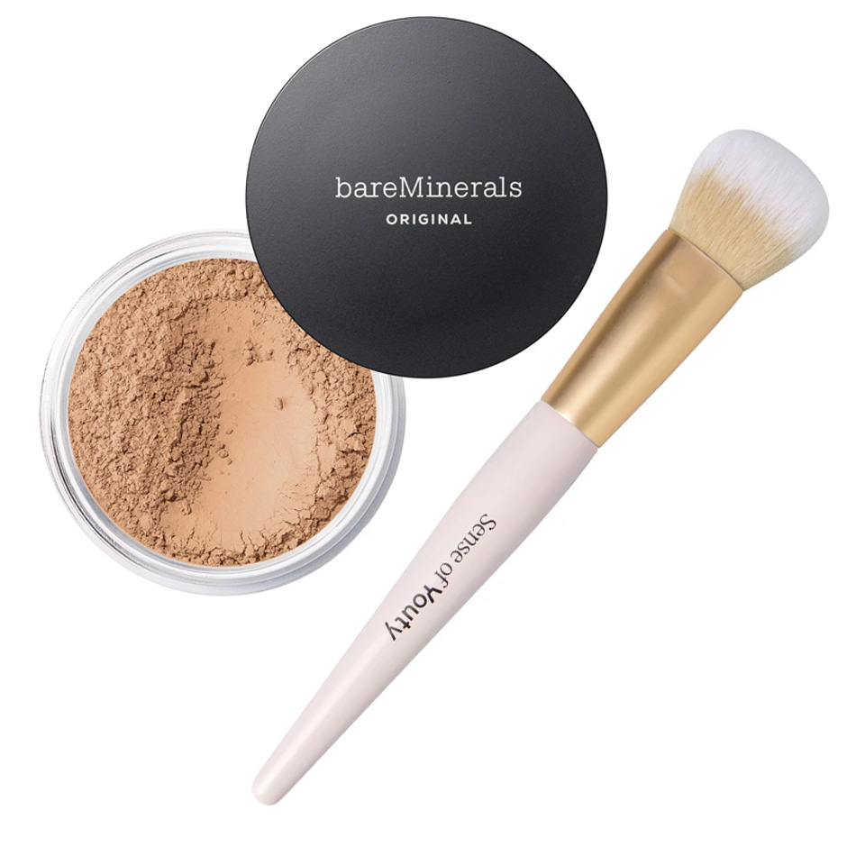 Original Foundation Medium Beige & SoY Foundation Brush