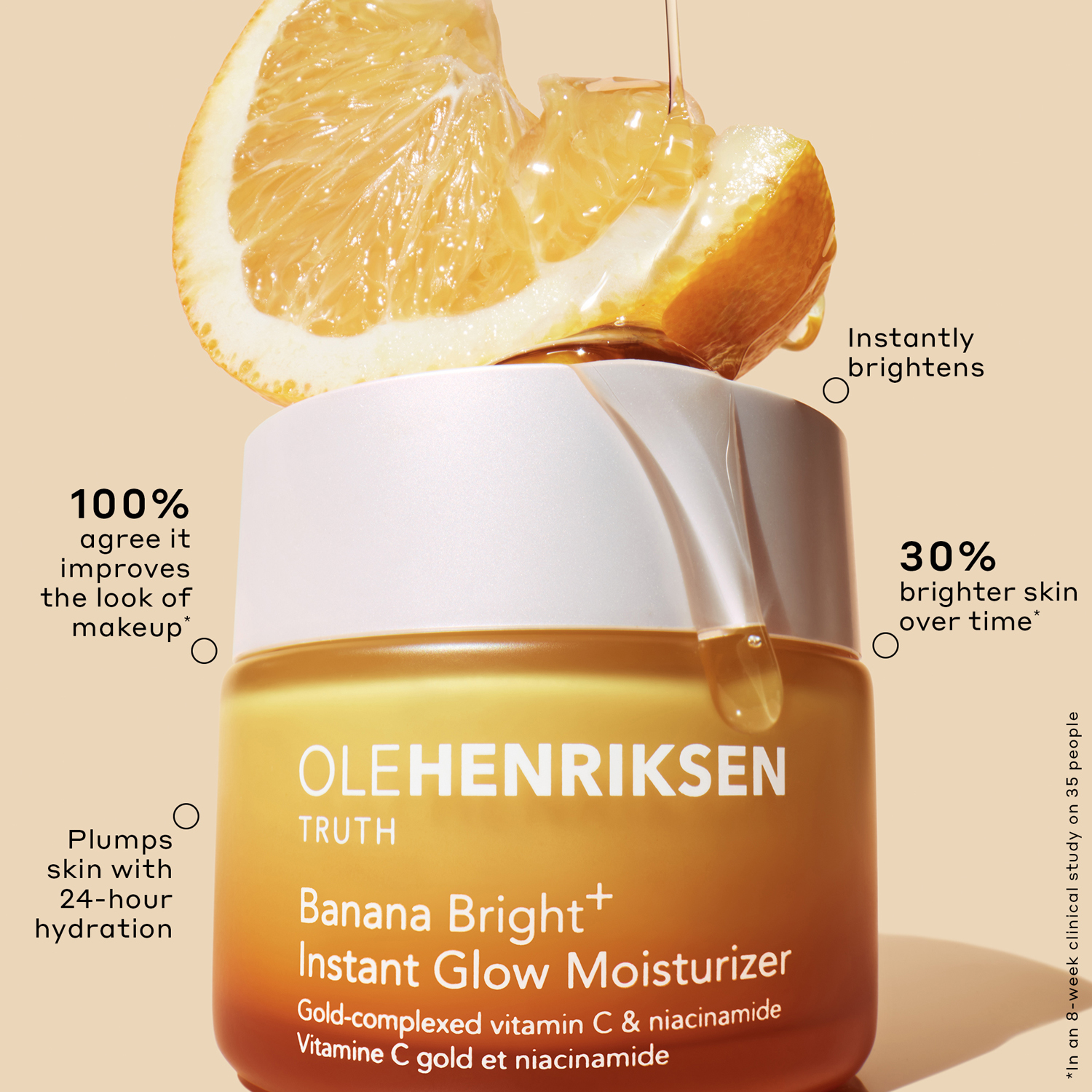 Truth Banana Bright + Instant Glow Moisturizer