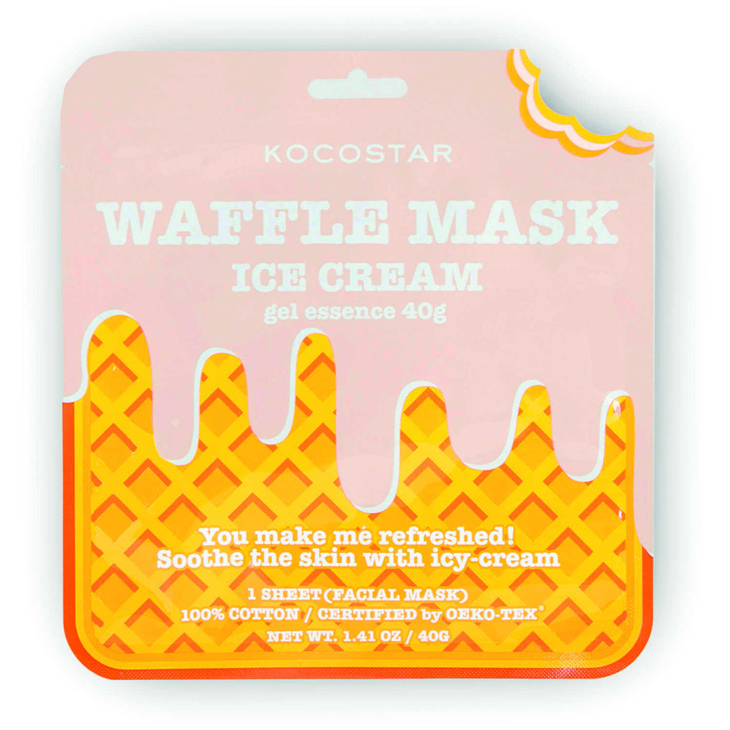 Waffle Mask Ice Cream