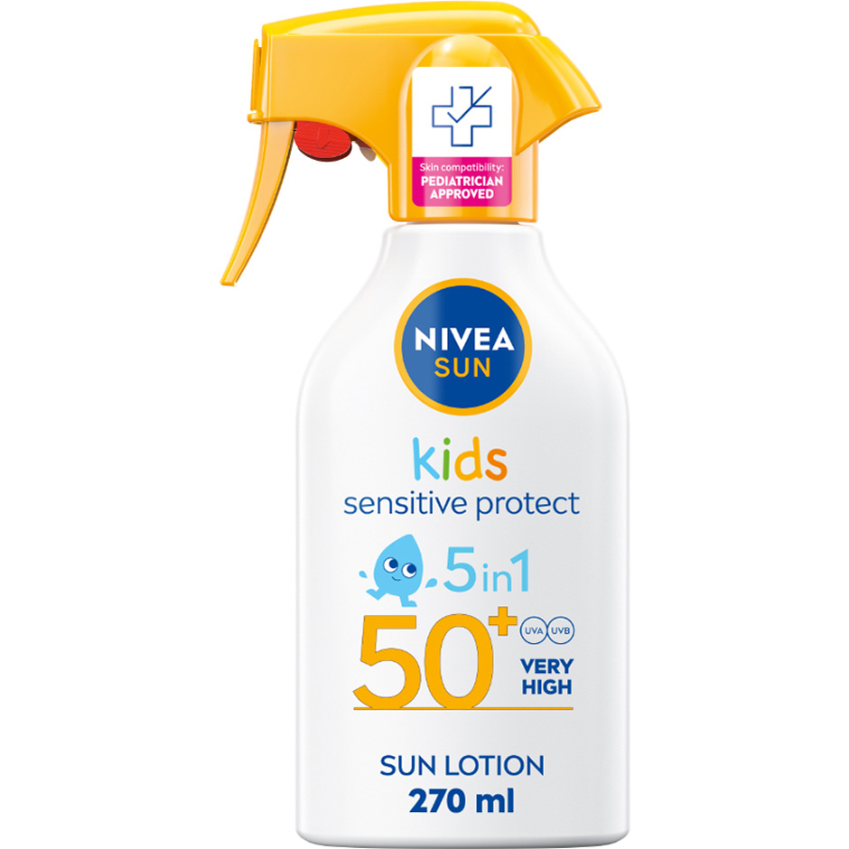 Bilde av Nivea Kids Sensitive Protect & Play Sun Spray Spf50+ - 270 Ml