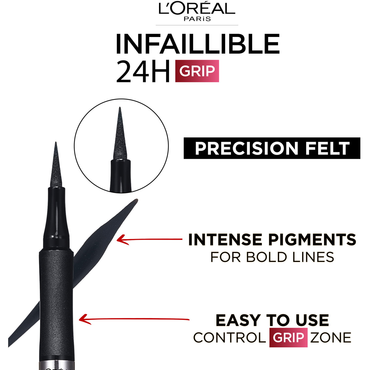 Infaillible Grip 24H Precision Felt Eyeliner