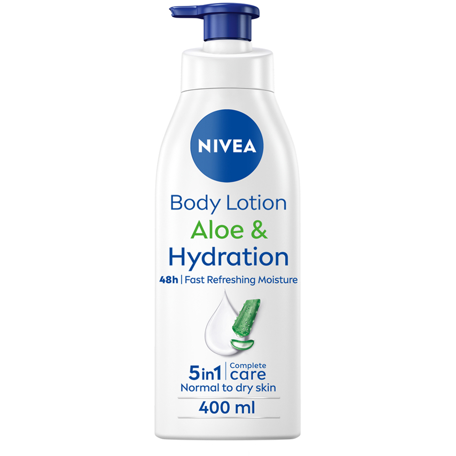 Bilde av Nivea Aloe & Hydration Pump Body Lotion 400 Ml