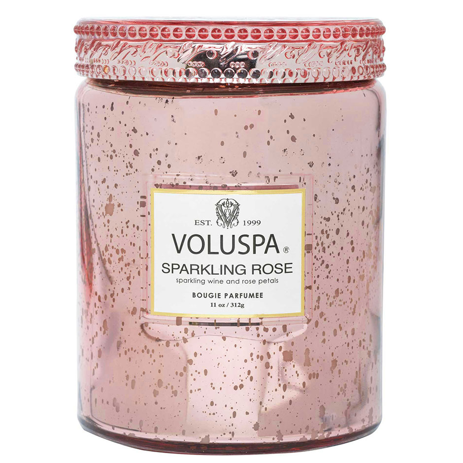 Bilde av Voluspa Large Jar Candle Sparkling Rose 100h - 510 G