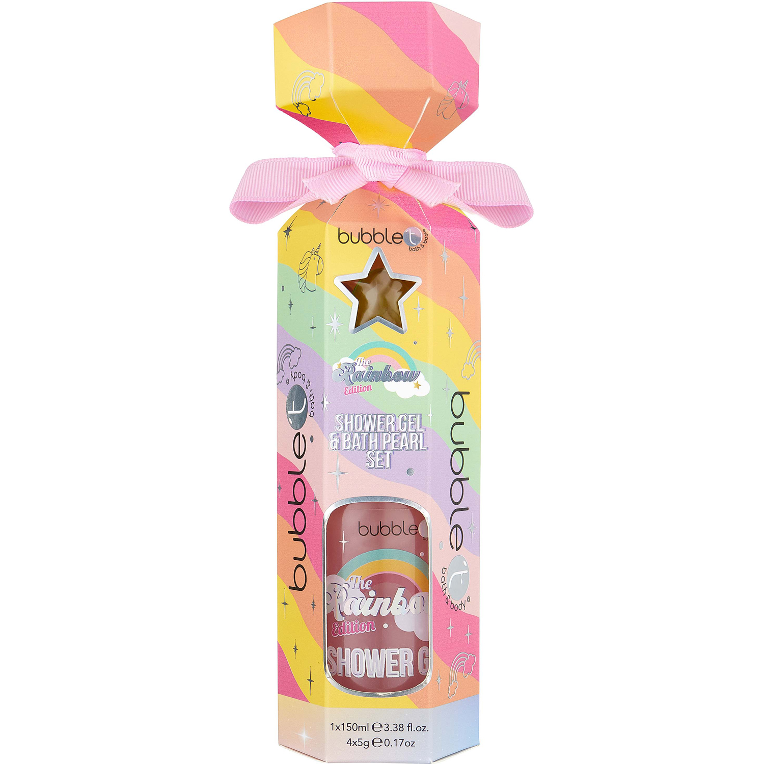 Rainbow Body Wash & Bath Pearls Set