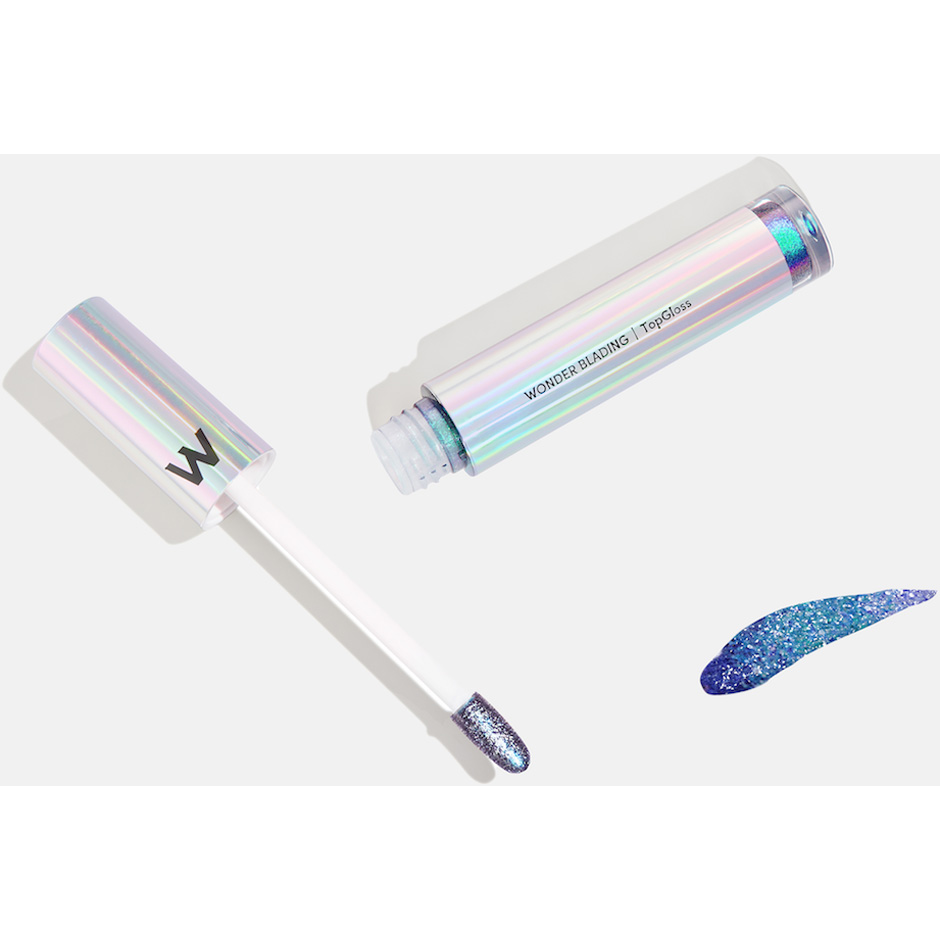 Wonder Blading Top Gloss- Blue Glitter