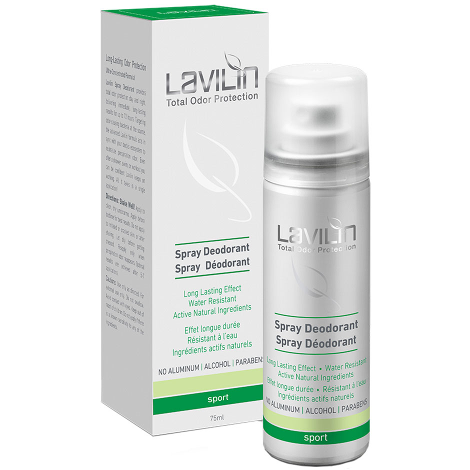 Bilde av Lavilin 72h Deodorant Spray- Sport With Probiotics