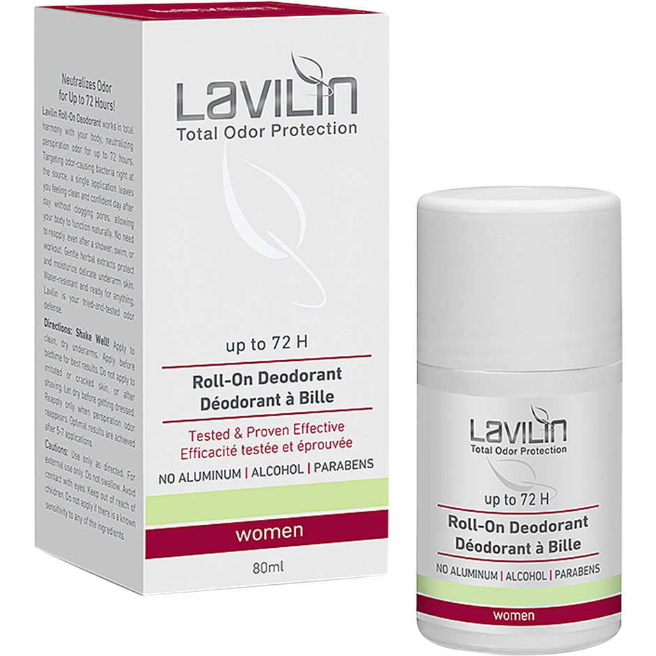 Bilde av Lavilin 72 H Deodorant Roll-on For Women With Probiotics - 80 Ml