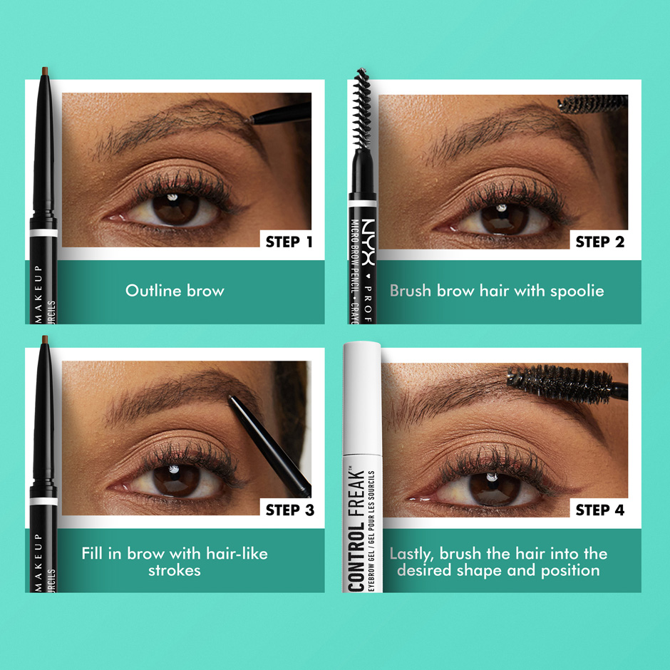 Micro Brow Pencil Ash Brown + Control Freak Eyebrow Gel