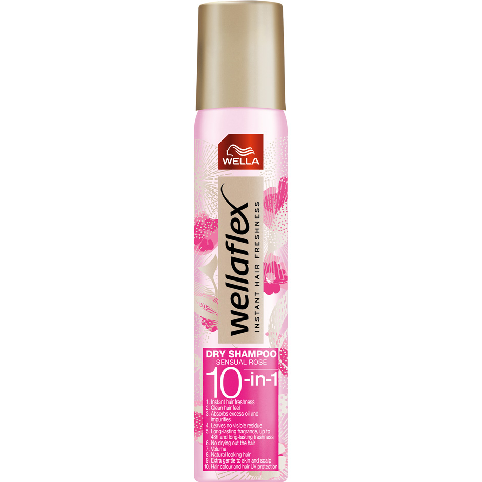Bilde av Wella Styling Wellaflex Dry Shampoo Sensual Rose 180 Ml