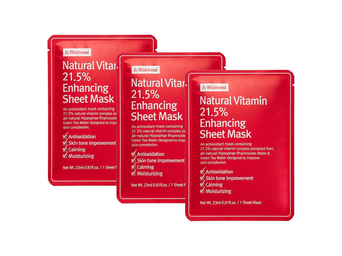 By Wishtrend Natural Vitamin 21,5% Enhancing Sheet Mask