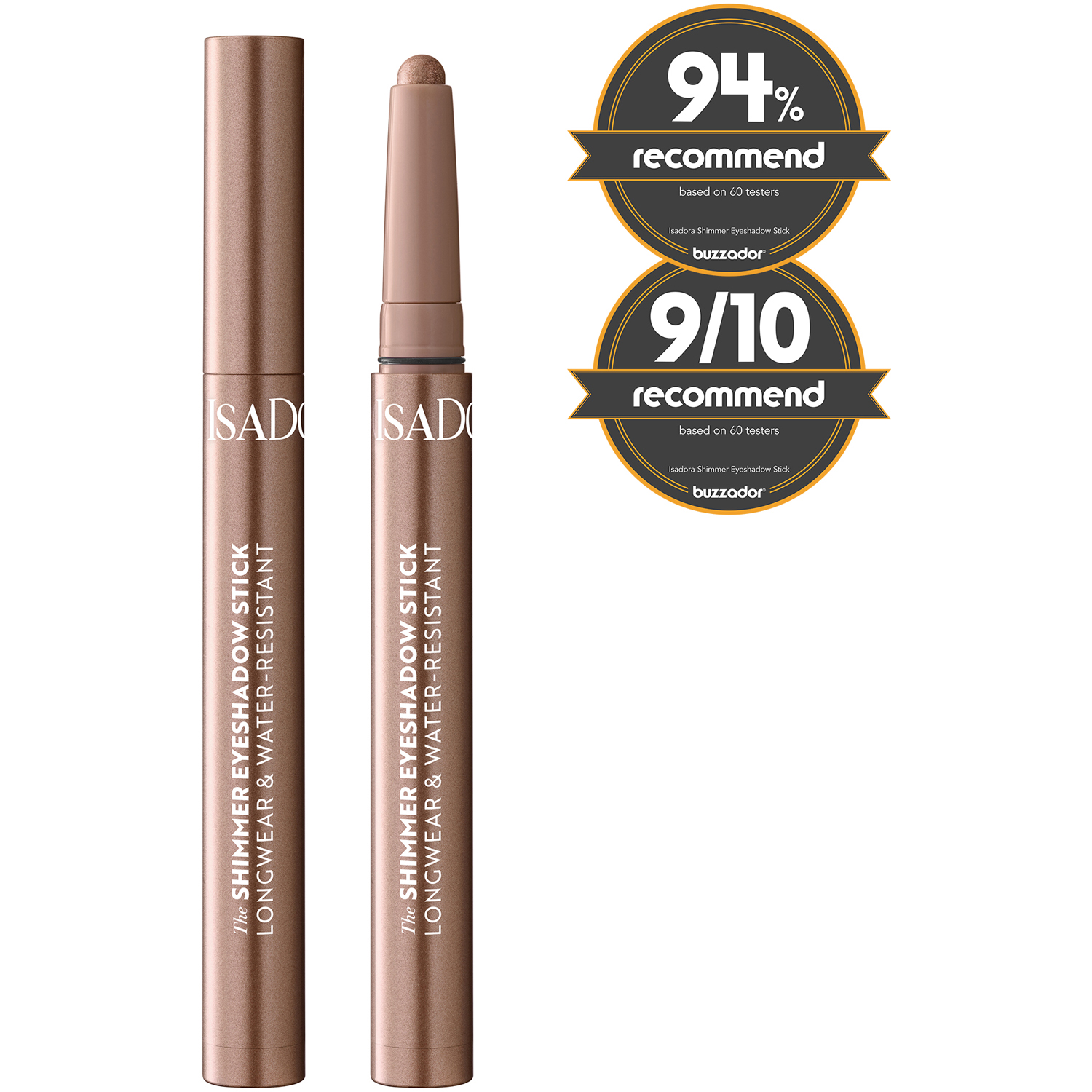 The Shimmer Eyeshadow Stick Longwear & Water-Resistant 