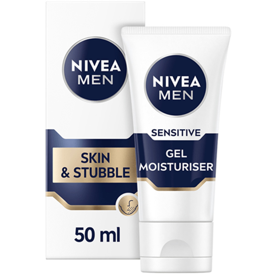 Bilde av Nivea Sensitive Skin & Stubble Gel Moisturiser 50 Ml