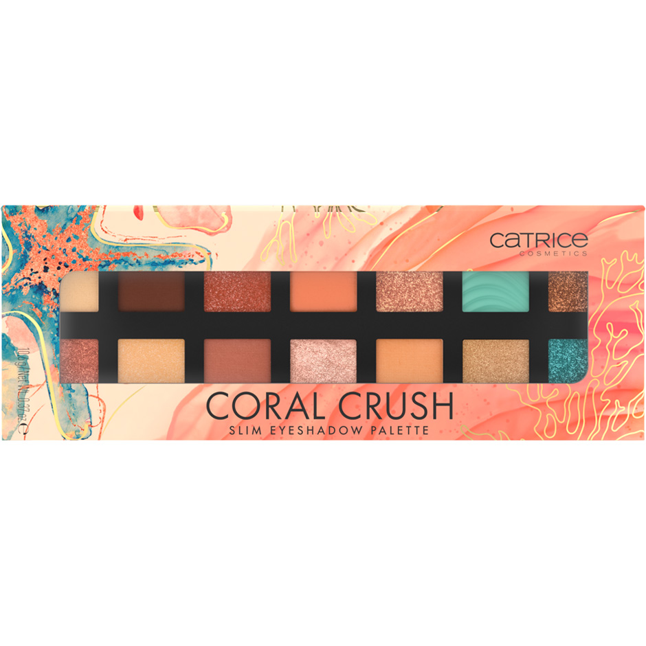 Bilde av Catrice Coral Crush Slim Eyeshadow Palette Under The Sea - 10,6 G