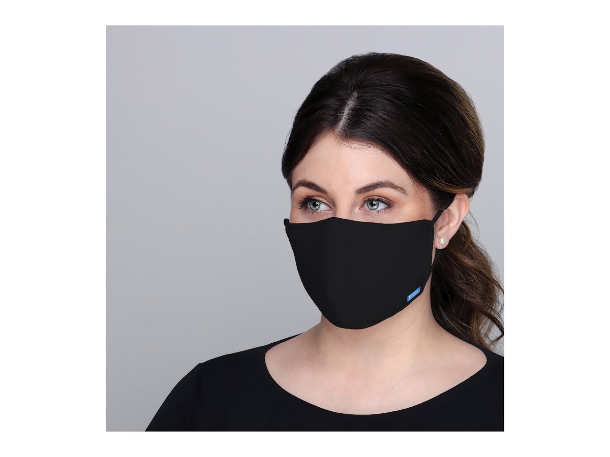 Bilde av Bio-therapeutic Smartmask Gjenbrukbar Ansiktsmaske, Sort, Antibakteriell Mot Maskne, 100% Resirkulerbar