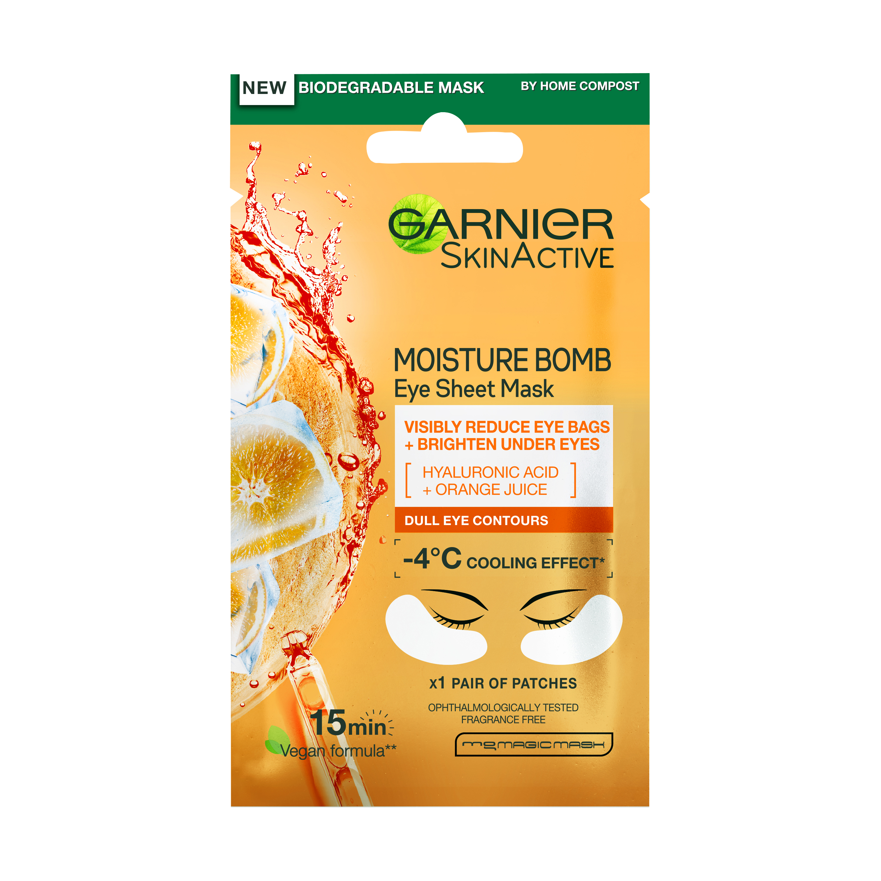 Skin Active Eye Tissue Mask Orange