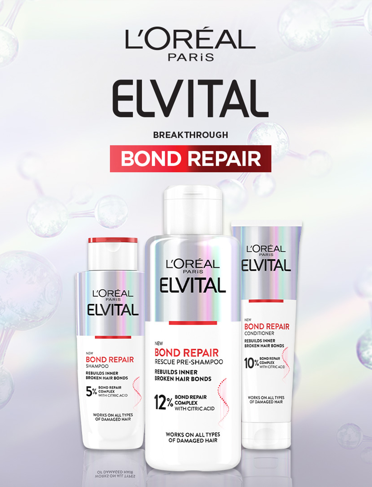 Elvital Bond Repair for skadet hår