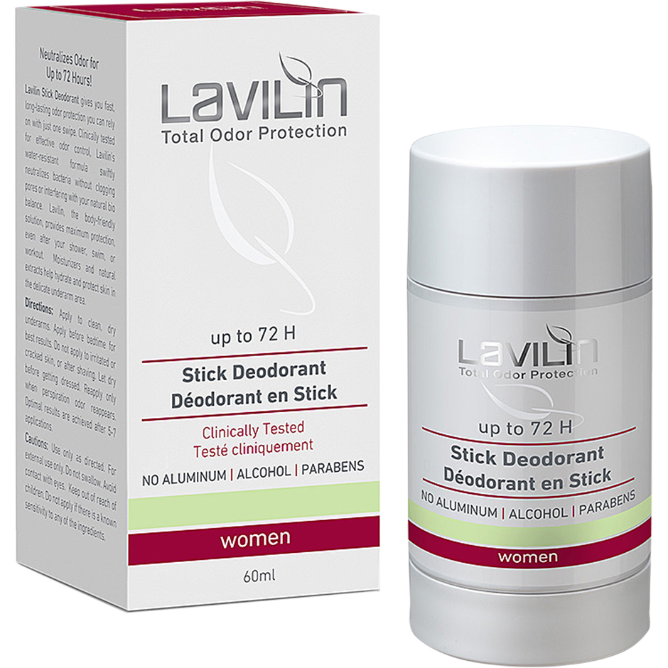 Bilde av Lavilin 72 H Deodorant Stick For Women With Probiotics - 60 Ml